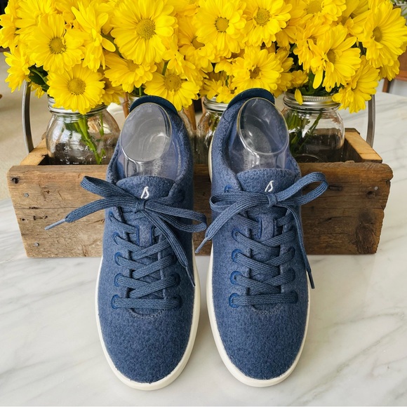 allbirds•Size 9•Men’s Wool Runners•Hazy Indigo w/ Blizzard Sole•VERY Gently Worn - Picture 5 of 13